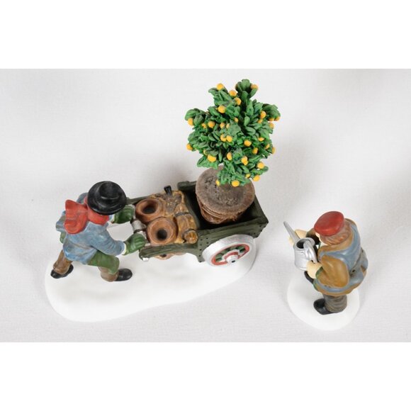 Department 56 Master Gardeners Set of 2 Dickens Village Accessory #58458 w/ Box - Picture 5 of 7